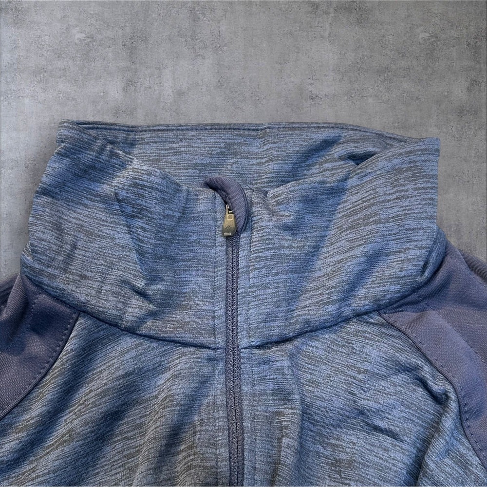 Columbia Womens Quarter Zip Pullover Blue Long Sleeve Fleece Lined Top Size L - Picture 7 of 12